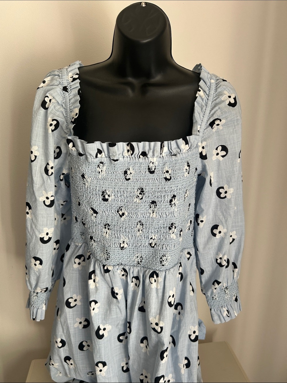 kate spade Light Blue Floral Midi Dress